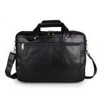 Місткий шкіряний портфель JASPER & MAINE 7146A-1 чорний - Фотографія № 107