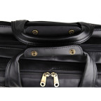Місткий шкіряний портфель JASPER & MAINE 7146A-1 чорний - Фотографія № 108
