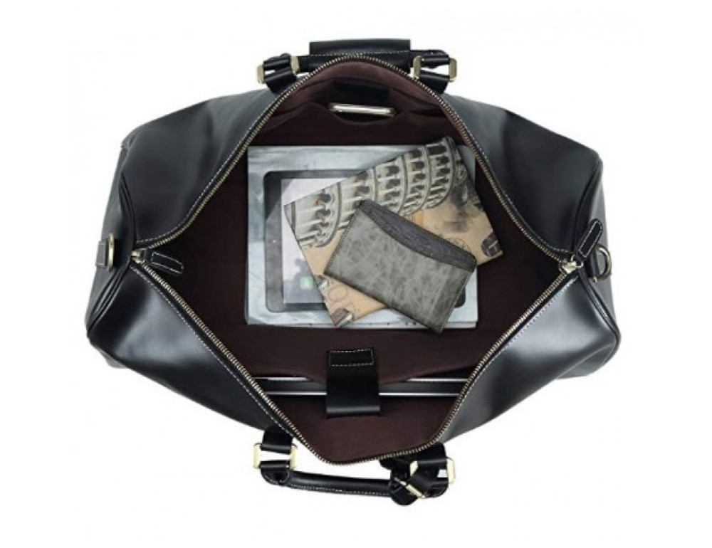 Дорожная сумка TIDING BAG Nm15-0739A чёрная - Фото № 6