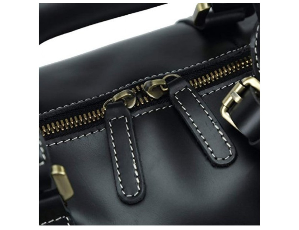 Дорожная сумка TIDING BAG Nm15-0739A чёрная - Фото № 7