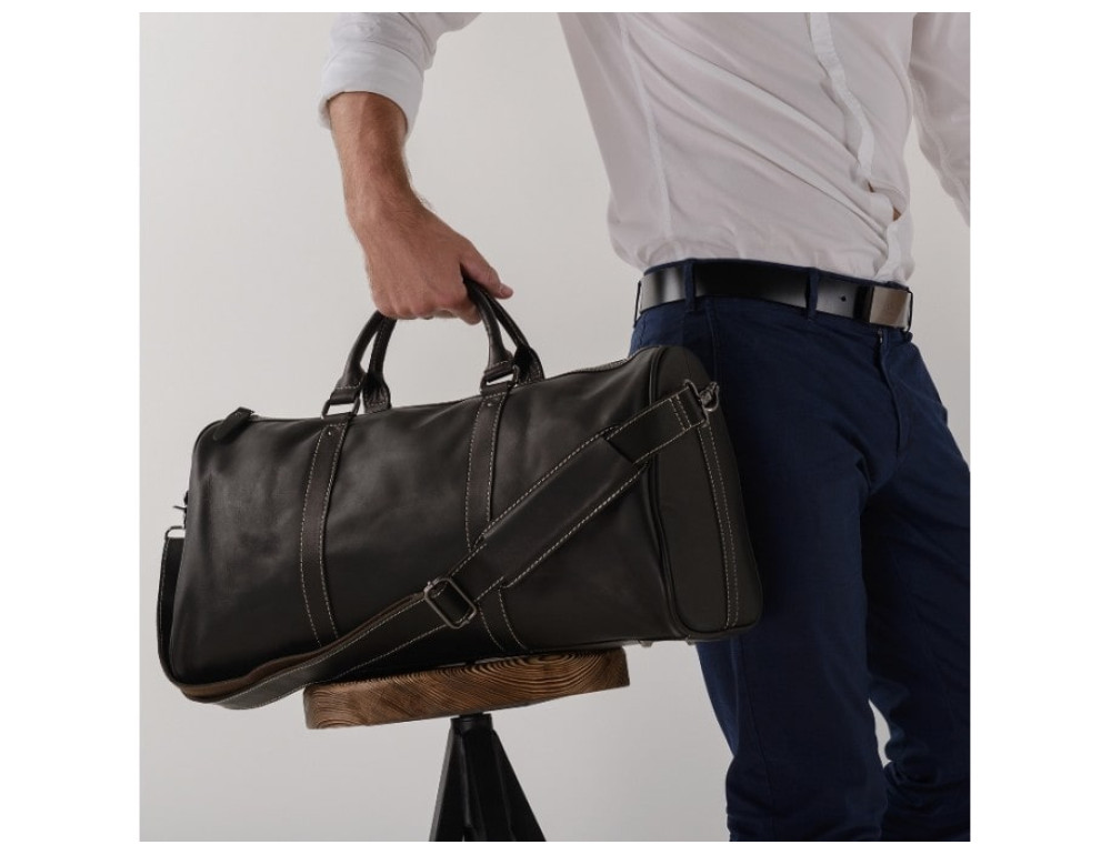 Дорожная сумка TIDING BAG Nm15-0739AR Серо-черный - Фото № 2
