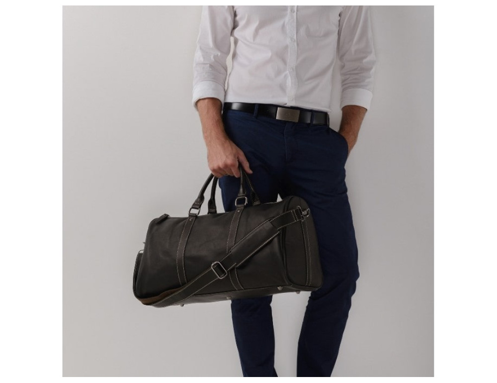 Дорожная сумка TIDING BAG Nm15-0739AR Серо-черный - Фото № 3