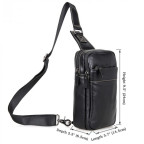 Шкіряний рюкзак Tiding Bag 4002A чорний - Фотографія № 102
