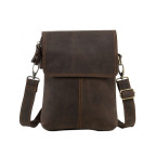 Сумка через плече чоловіча TIDING BAG NM15-2542-1C коричнева - Фотографія № 104