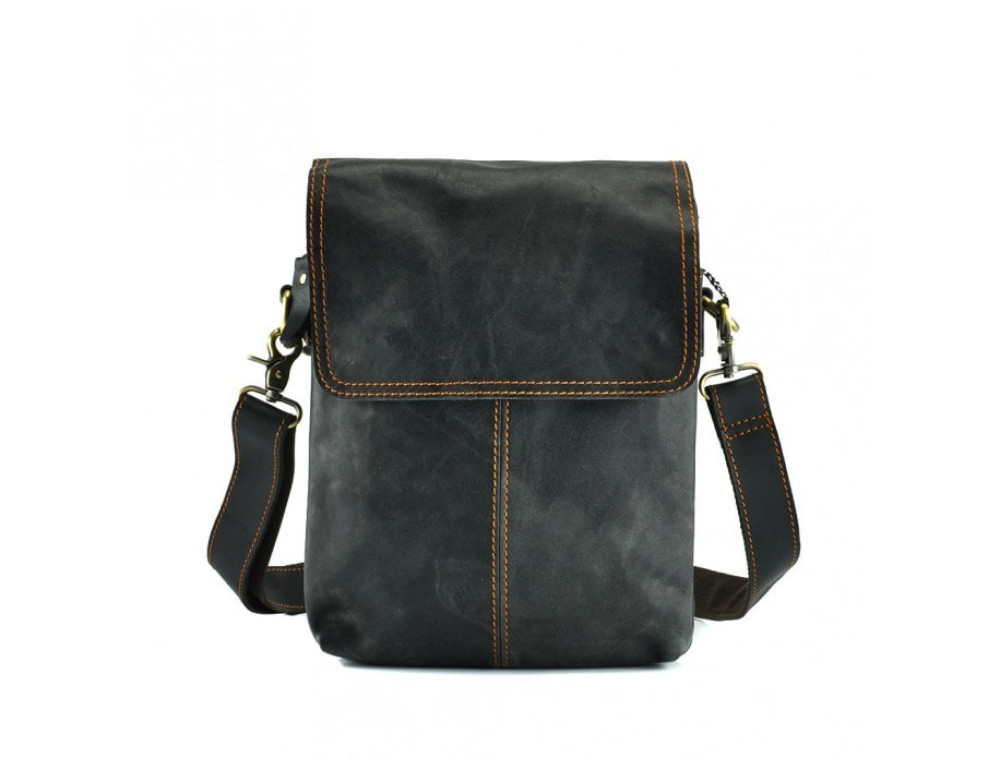Сумка через плече чоловіча TIDING BAG NM15-2542-1DB темно-сіра - Фотографія № 3