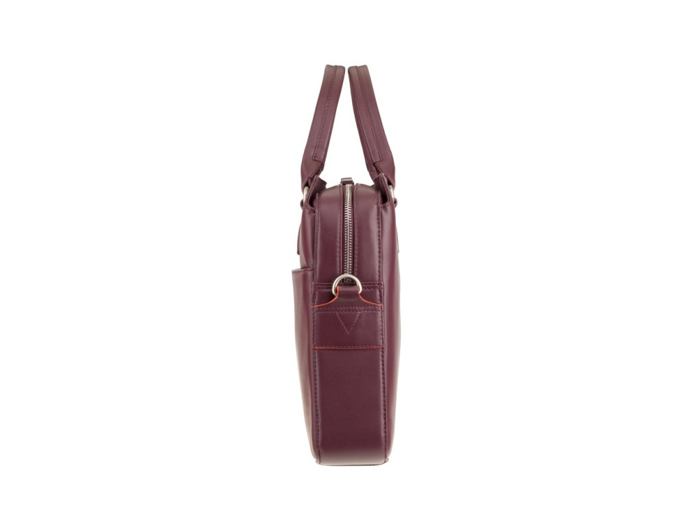 Бордова жіночий діловий сумка Visconti WB70 PLUM Harriet 13 (Plum) - Фотографія № 3