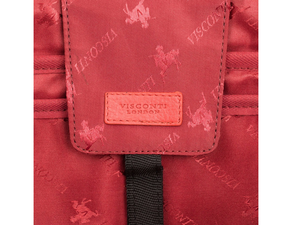 Червона ділова сумка жіноча Visconti WB70 RED Harriet 13 (Red) - Фотографія № 7