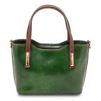 Зелена сумка жіноча з натуральної шкіри Amelia Tuscany Leather TL142406 Green - Фотографія № 100