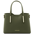 Зелена жіноча сумочка OLIMPIA Tuscany Leathe TL141521 FOREST GREEN - Фотографія № 100