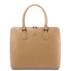 Жіноча шкіряна сумочка бежевого кольору Magnolia Tuscany Leather TL141809 Champagne Жіноча шкіряна сумочка бежевого кольору Magnolia Tuscany Leather TL141809 Champagne