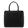 Жіноча шкіряна сумочка чорного кольору Magnolia Tuscany Leather TL141809 Black Жіноча шкіряна сумочка чорного кольору Magnolia Tuscany Leather TL141809 Black