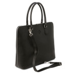 Жіноча шкіряна сумочка чорного кольору Magnolia Tuscany Leather TL141809 Black - Фотографія № 101