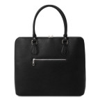 Жіноча шкіряна сумочка чорного кольору Magnolia Tuscany Leather TL141809 Black - Фотографія № 102