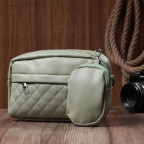 Жіноча сумка крос-боді з монетницею з екошкіри Vintage 22797 - Фотографія № 109
