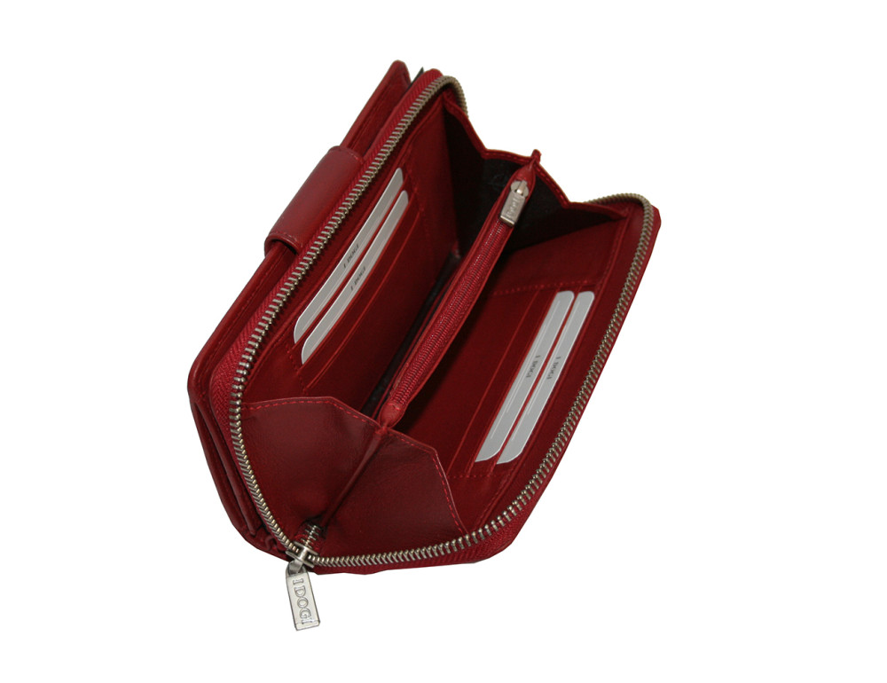 Жіночий шкіряний гаманець Tony Perotti Cortina 5084 rosso - Фотографія № 4