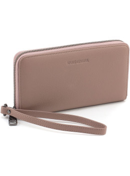 Женский портмоне на молнии из натуральной кожи Marco Coverna W004 Pudra