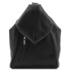 Жіночий рюкзак транфсормер із м'якої шкіри DELHI Tuscany Leather TL140962 Black