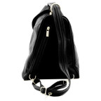 Жіночий рюкзак транфсормер із м'якої шкіри DELHI Tuscany Leather TL140962 Black - Фотографія № 102